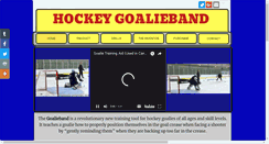 Desktop Screenshot of goalieband.net