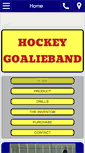 Mobile Screenshot of goalieband.net